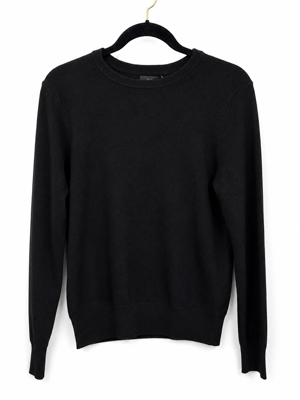 Quince 100% Mongolian Cashmere Black Crewneck Sweater Medium NWT $148 Retail - Picture 2 of 9